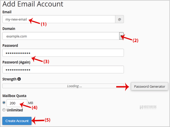 How To Create Email Account In Cpanel Knowledgebase Hostbreak Com